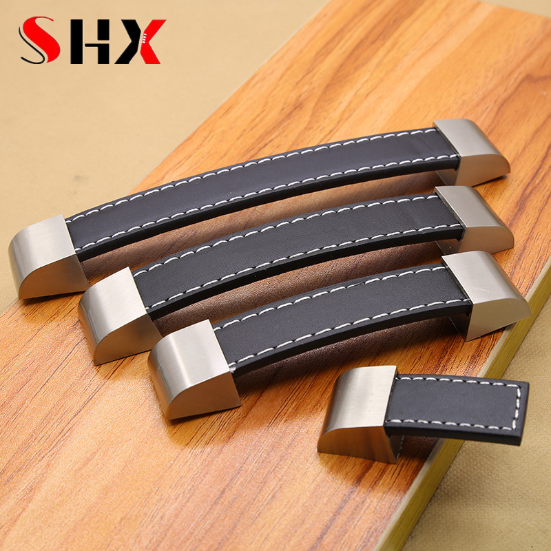 Vintage Furniture Hardware Pulls - Modern yüksek kaliteli deri kulp kolları
