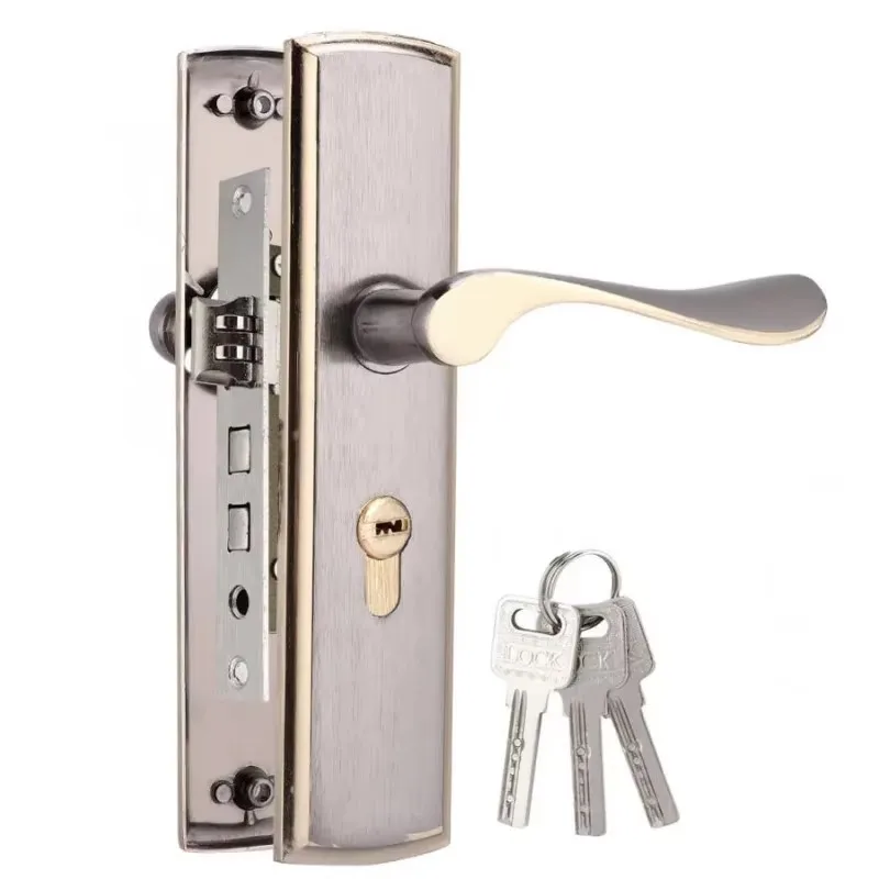 Furniture Hardware Decorative - Altın kapı kolu kilidi sessiz ev