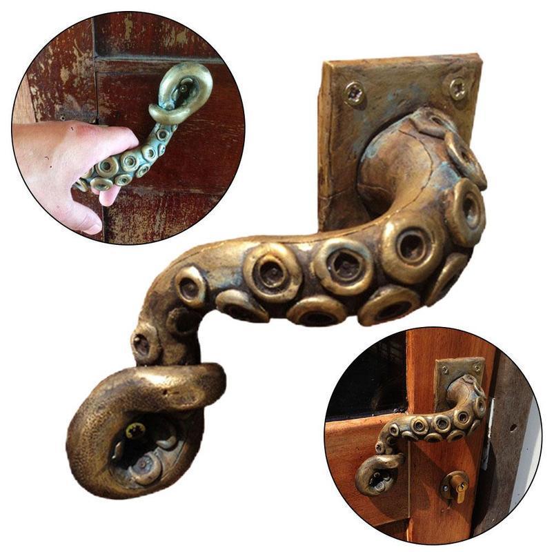 Furniture Hardware Factory - Vintage Ahtapot Kapı Topuzu Hayvan Tarzı