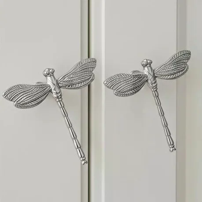 Vintage Furniture Hardware Pulls - Retro yusufçuk şekli dolap çekmece kolları