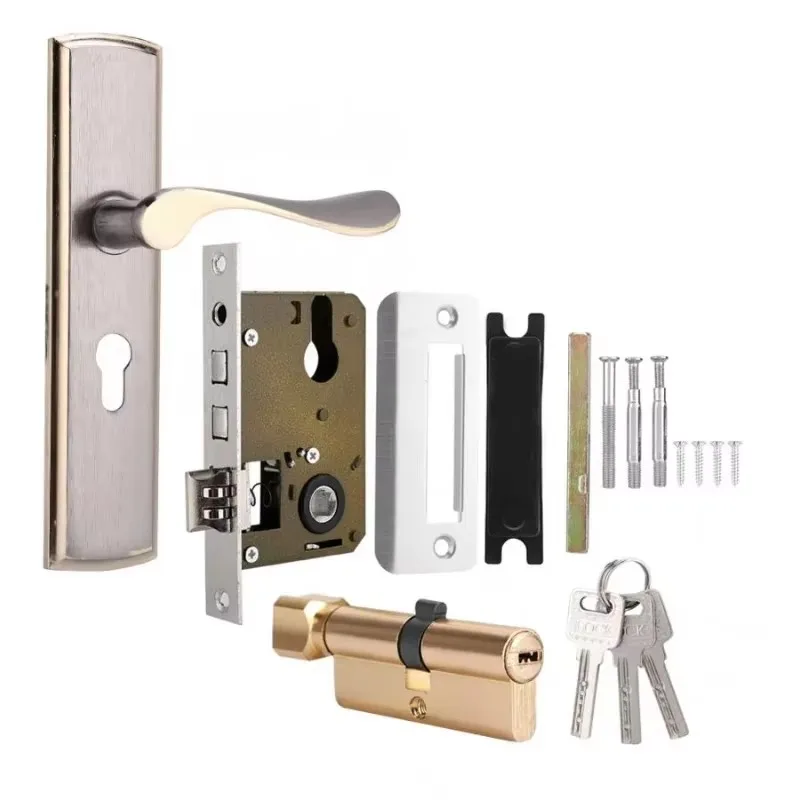 Altın kapı kolu kilidi sessiz  - Furniture Hardware Decorative incelemesi ve fiyatı