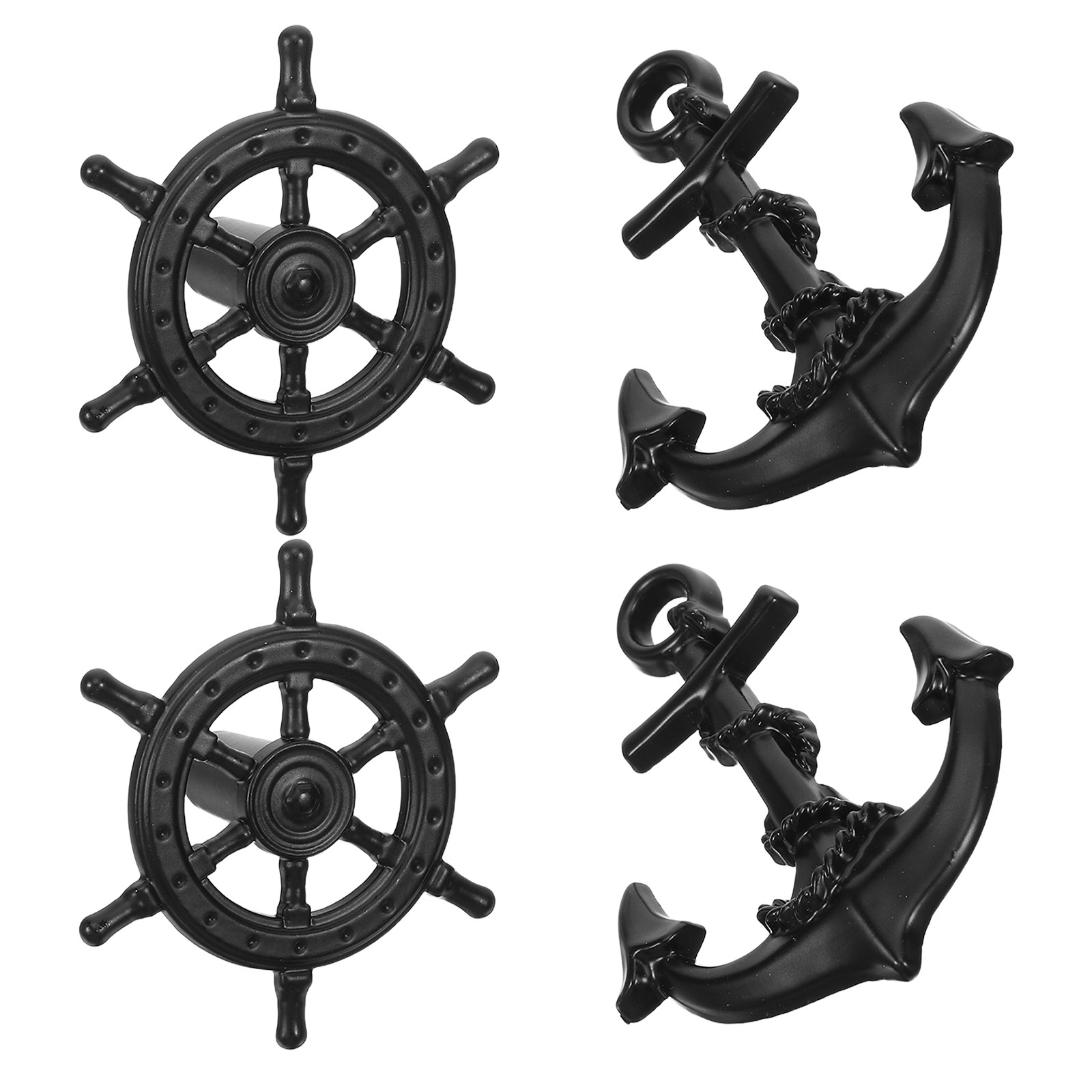 4 Adet Siyah Vintage Çekmece K - Vintage Furniture Hardware Pulls incelemesi ve fiyatı