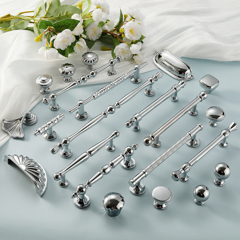 Parlak Krom Gümüş Dolap Kapı K - Furniture Hardware Factory incelemesi ve fiyatı