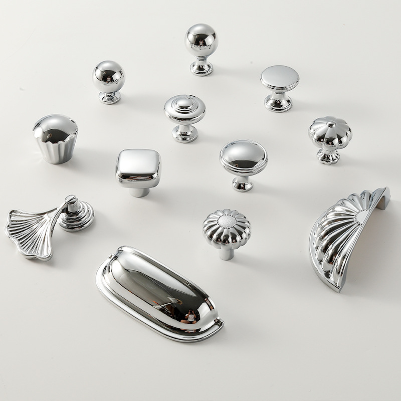 Parlak Krom Gümüş Dolap Kapı K - Furniture Hardware Factory incelemesi ve fiyatı